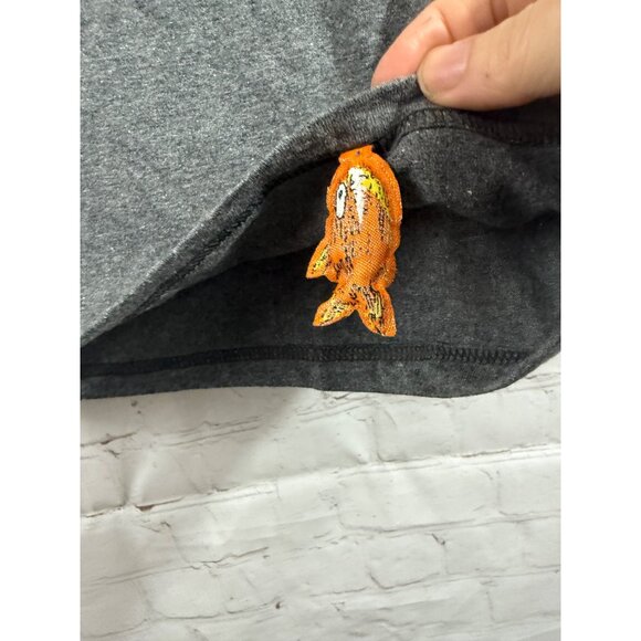 Pirana Joe Shirt Womens Size Small Gray Flamingo Grand Turk Vacation Resort Tee - Picture 5 of 6